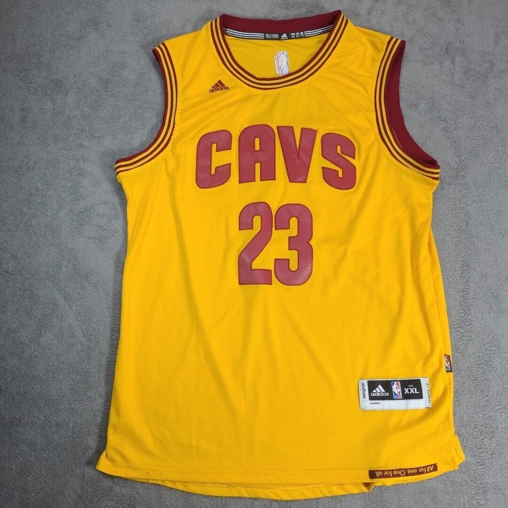 NBA Cleveland Cavaliers 2015 basketball shirt jersey ADIDAS #23 James size XXL